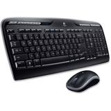 Logitech - MK320 Wireless Keyboard and Mouse - Black
