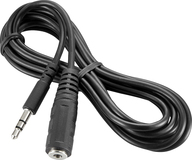 Insignia™ - 6' 3.5mm Mini Audio Extension Cable - Black