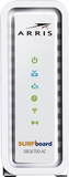 ARRIS - SURFboard AC1600 Dual-Band Router with DOCSIS 3.0 Cable Modem - White