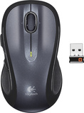 Logitech - M510 Wireless Laser Mouse - Silver/Black